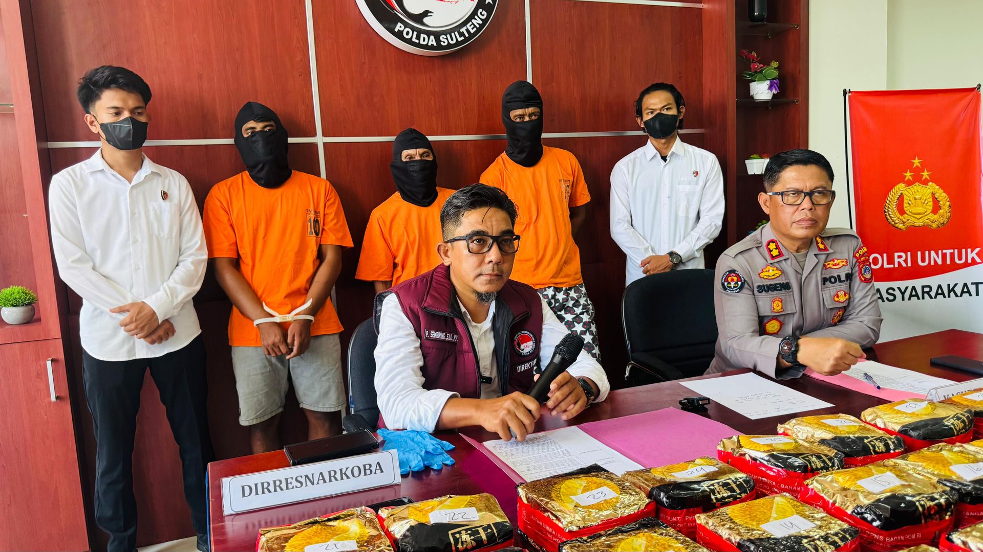 Polisi Gagalkan Penyelundupan 2 Karung Sabu Seberat 30 Kg